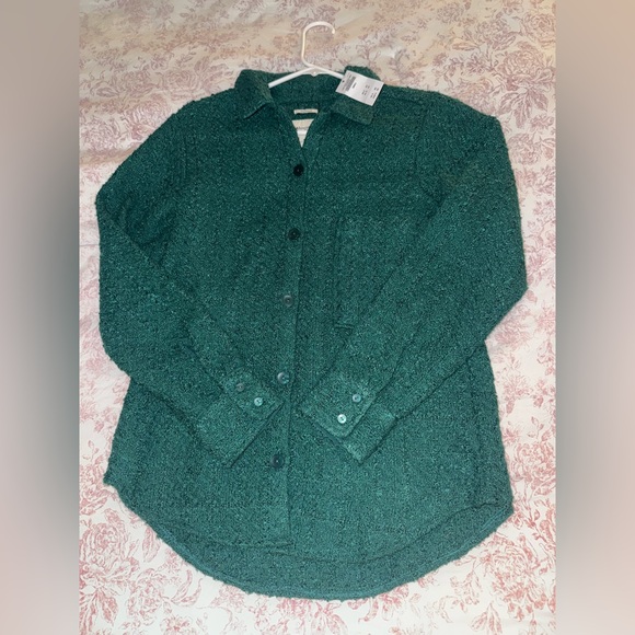 Abercrombie Oversized Tweed Blazer Size S NWT - Picture 2 of 5